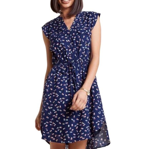 ModCloth Sunny Girl  A Way‎ With Woods Hearts Dress NWOT Medium - Picture 1 of 5